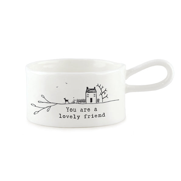 Tea Light Holder-You are a lovely friend