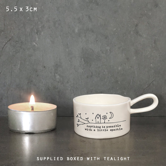 Tea Light Holder-Anything is Possible Tealight Holder