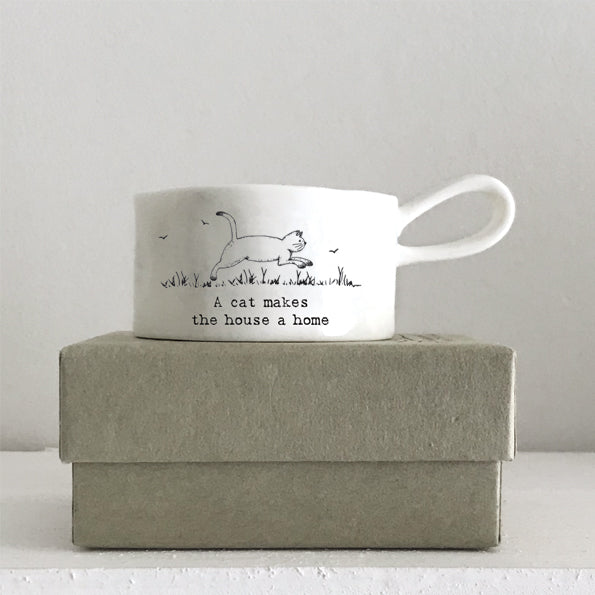 Tea Light Holder- A Cat Makes the House a Home - Tealight Holder
