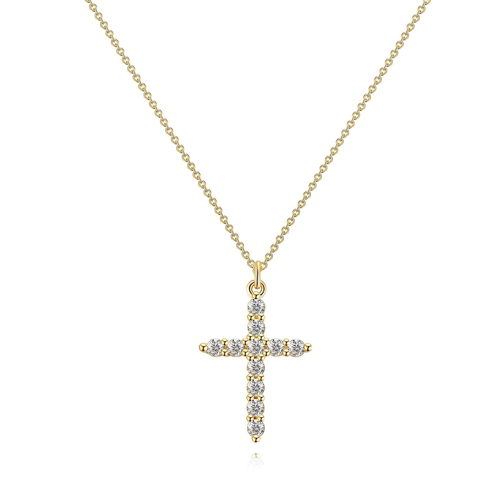 Elegant Gold Cross Necklace