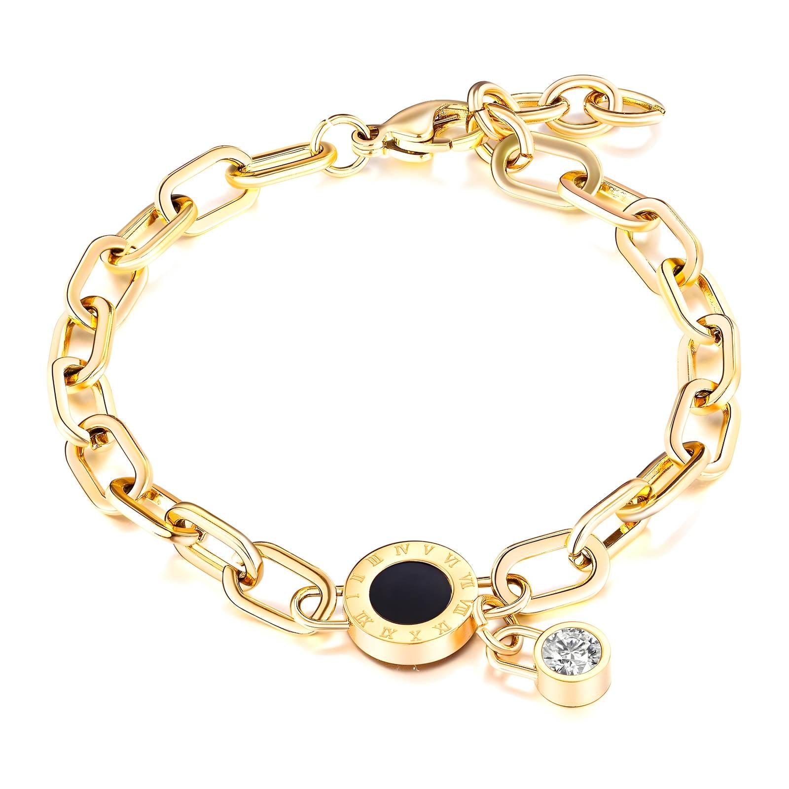 Elegant Gold Chain Bracelet
