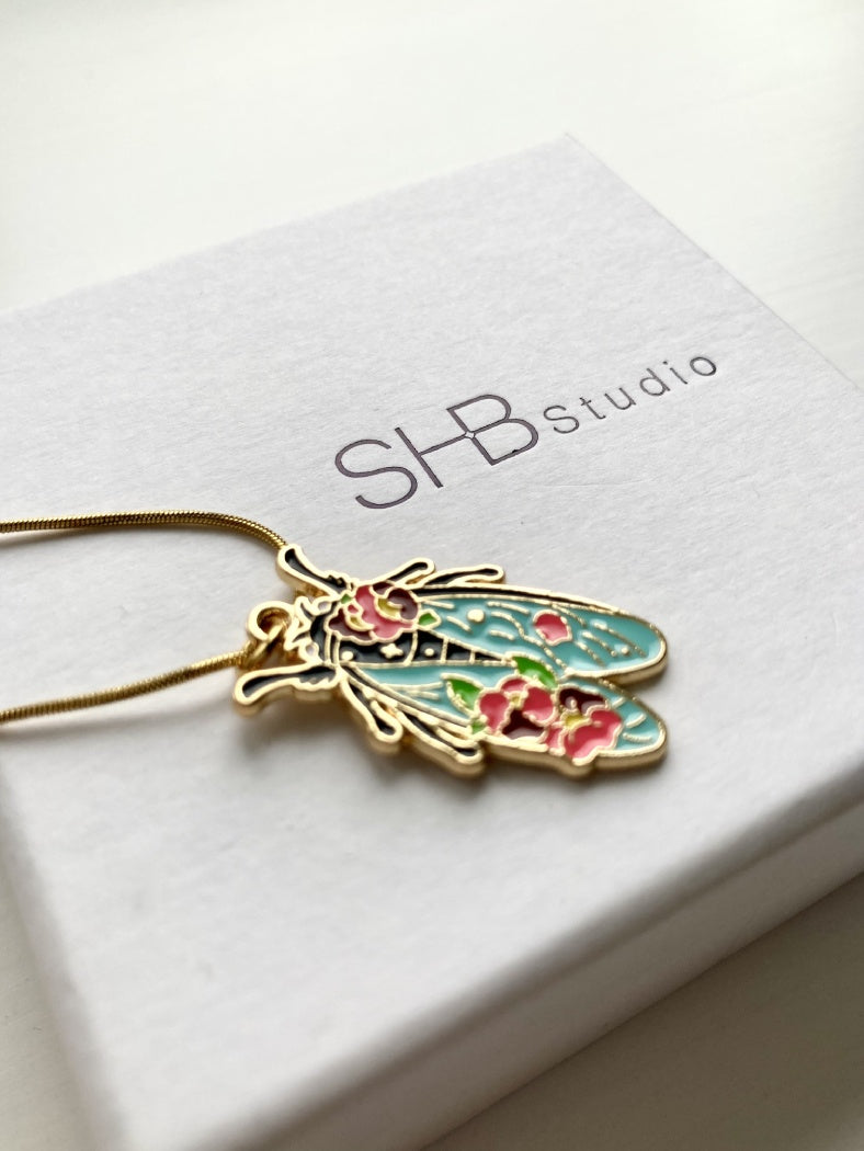 Cicada Necklace 2 .3