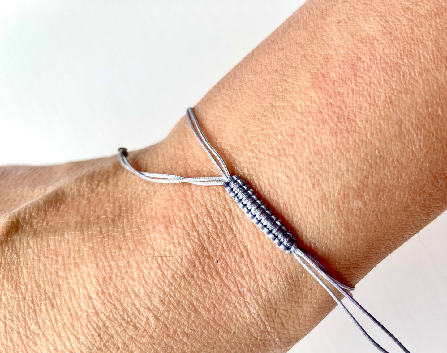 If you can dream it you can do it- Sterling Silver Bracelet- Gray string