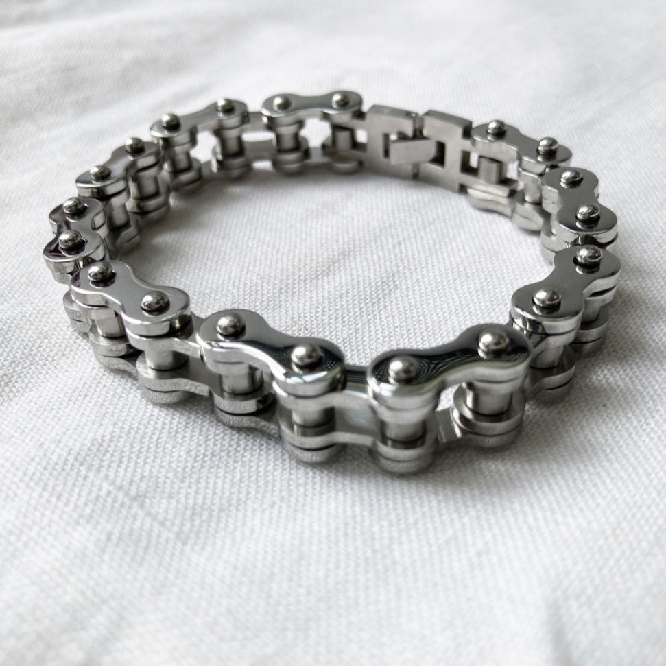 Men’s Motorcycle Chain Bracelet – Tarnish-Resistant Stainless Steel | SHB Studio