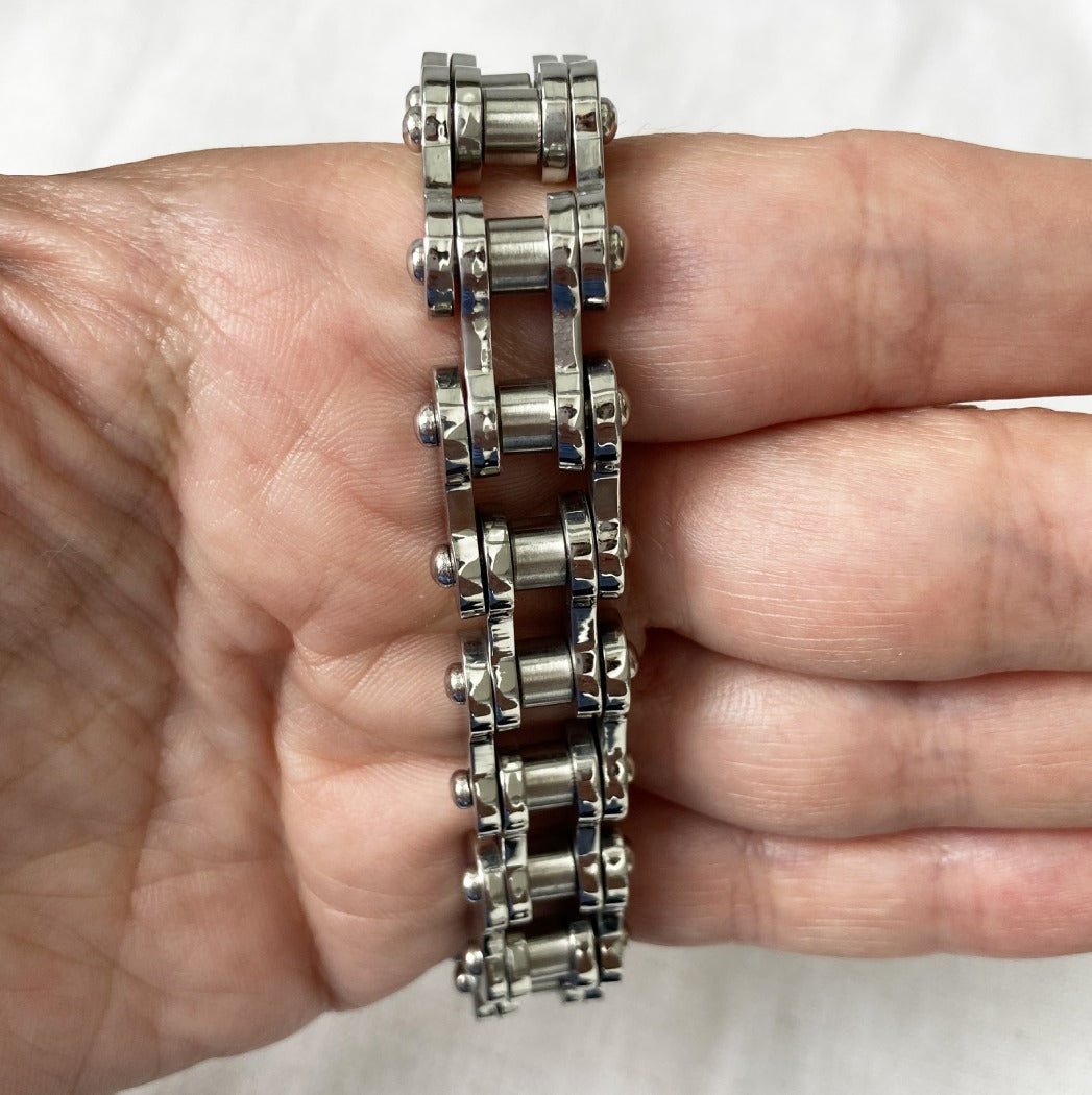 Men’s Motorcycle Chain Bracelet – Tarnish-Resistant Stainless Steel | SHB Studio