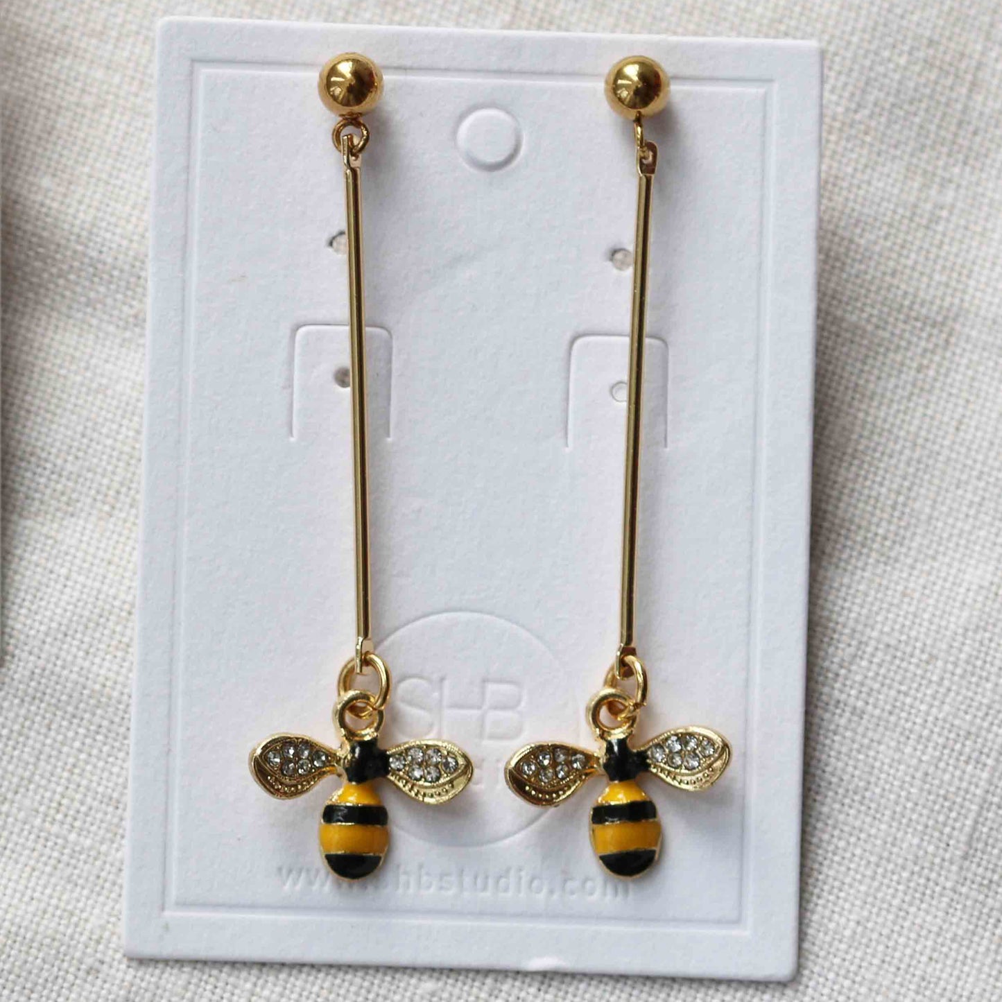 Bee Long  Earrings 1