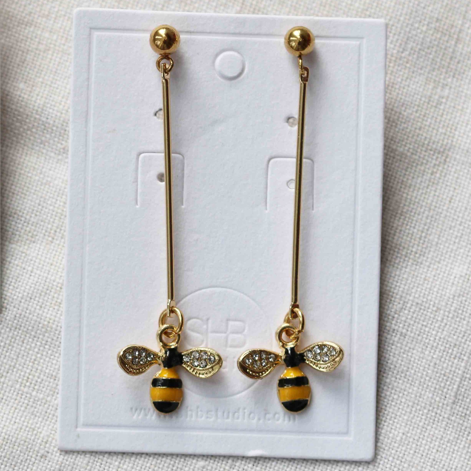 Bee Long  Earrings 1