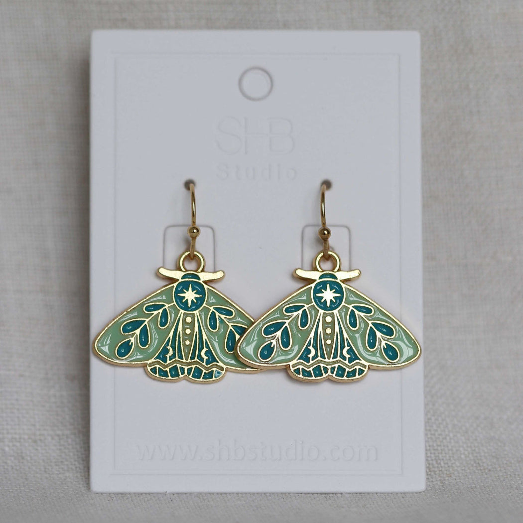 Butterfly Hook Earrings-E25