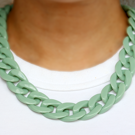 Summer Acrylic Necklace – Lightweight Statement Gift for Her