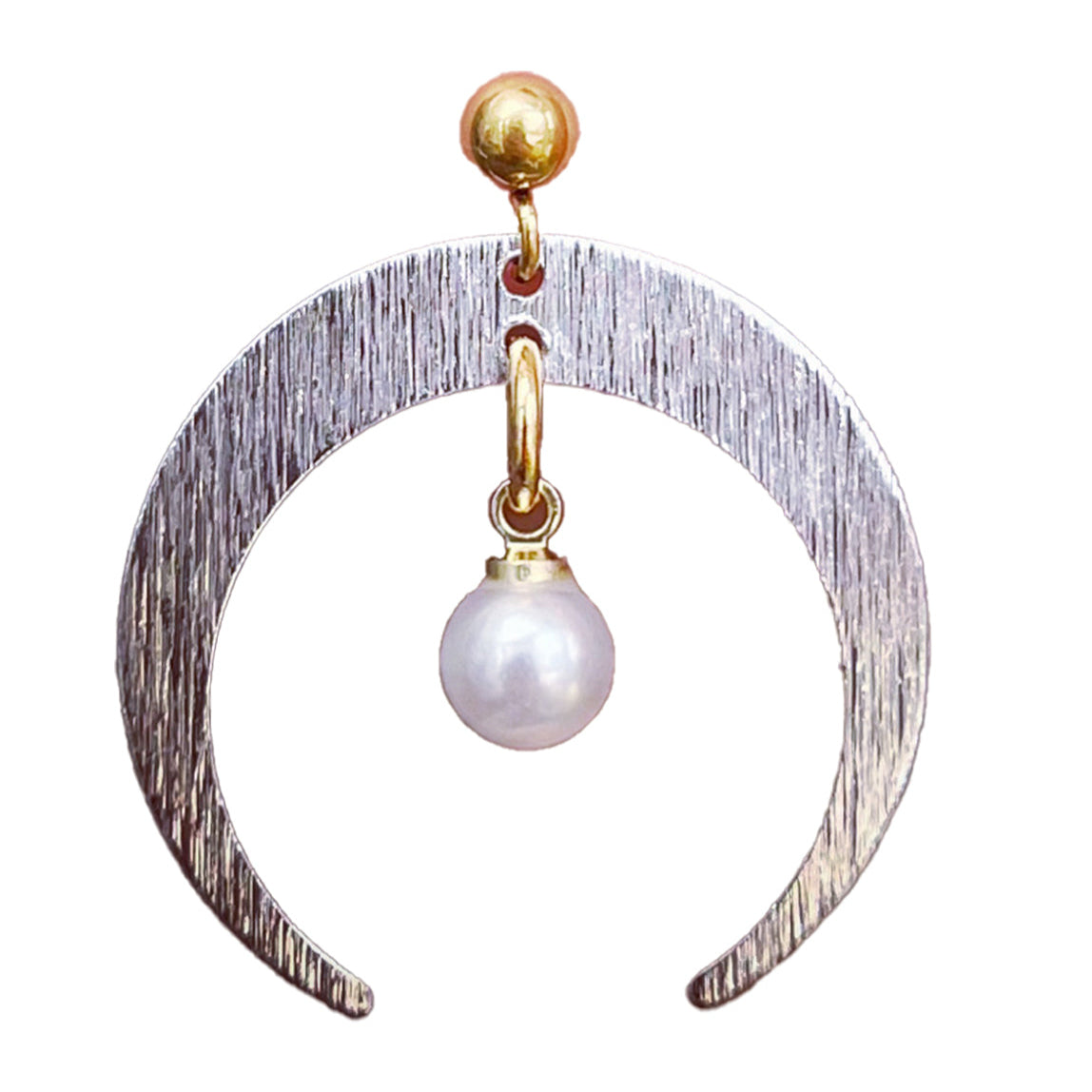 Silver Moon Earrings
