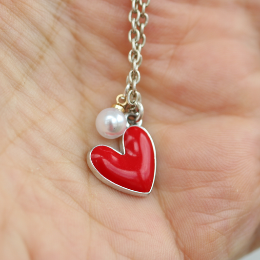 Red Heart Necklace