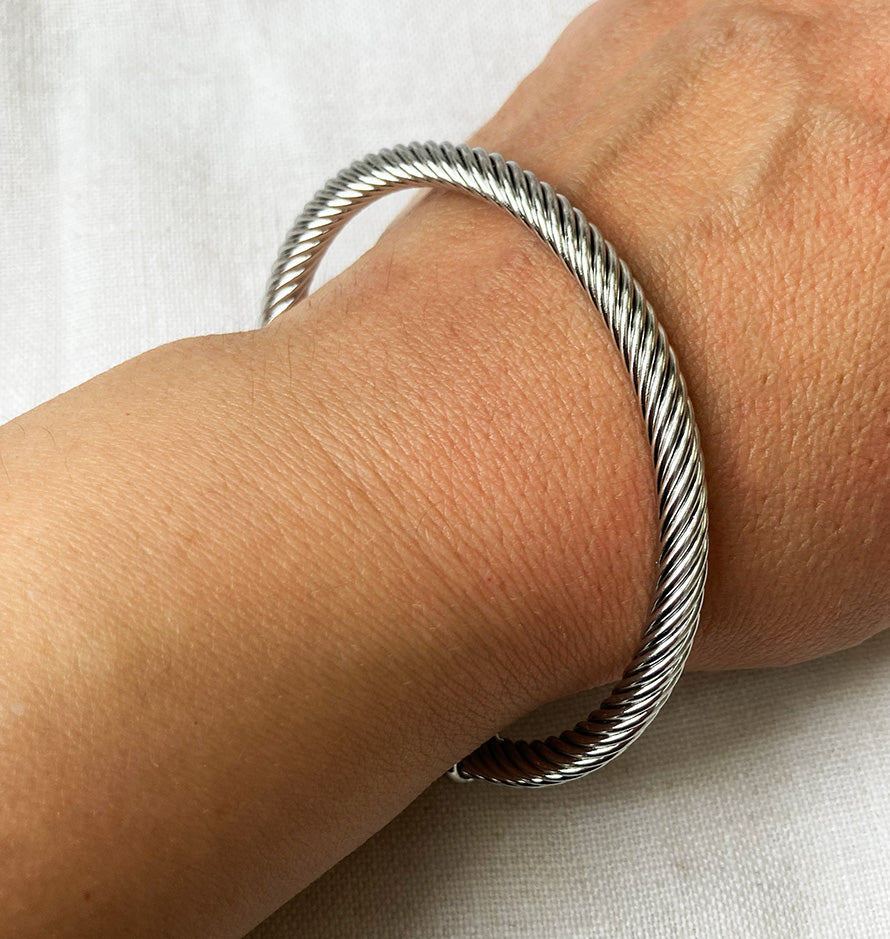 Unisex Open Cuff Bracelet - Bangle Bracelet 3