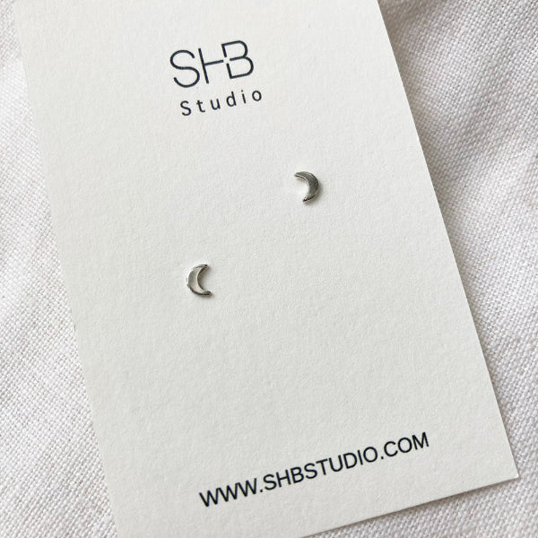 earrings silver moon 1.1