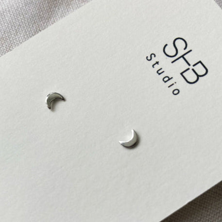 earrings silver moon 2