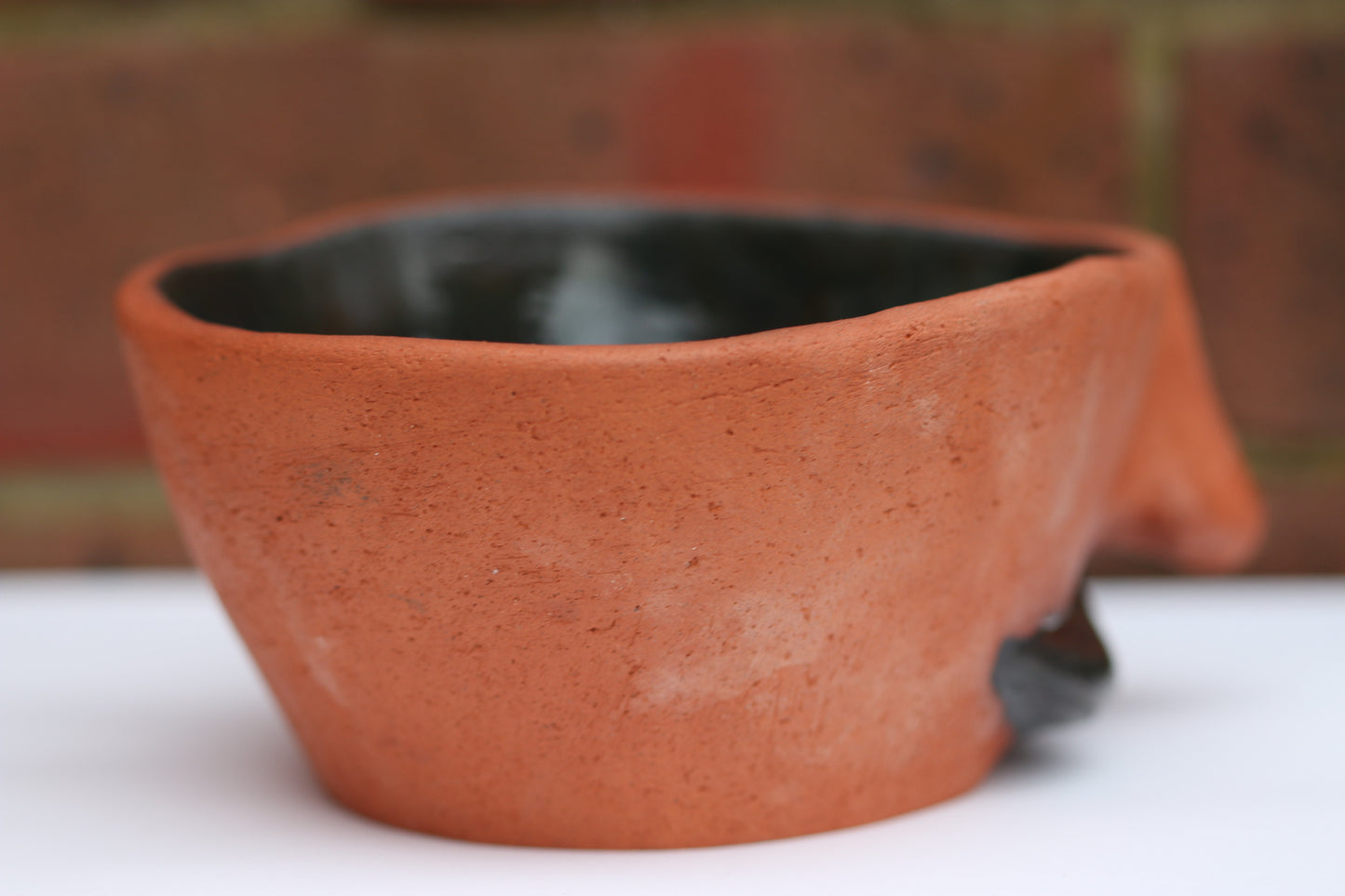 Handmade Terracotta Moustache Bowl