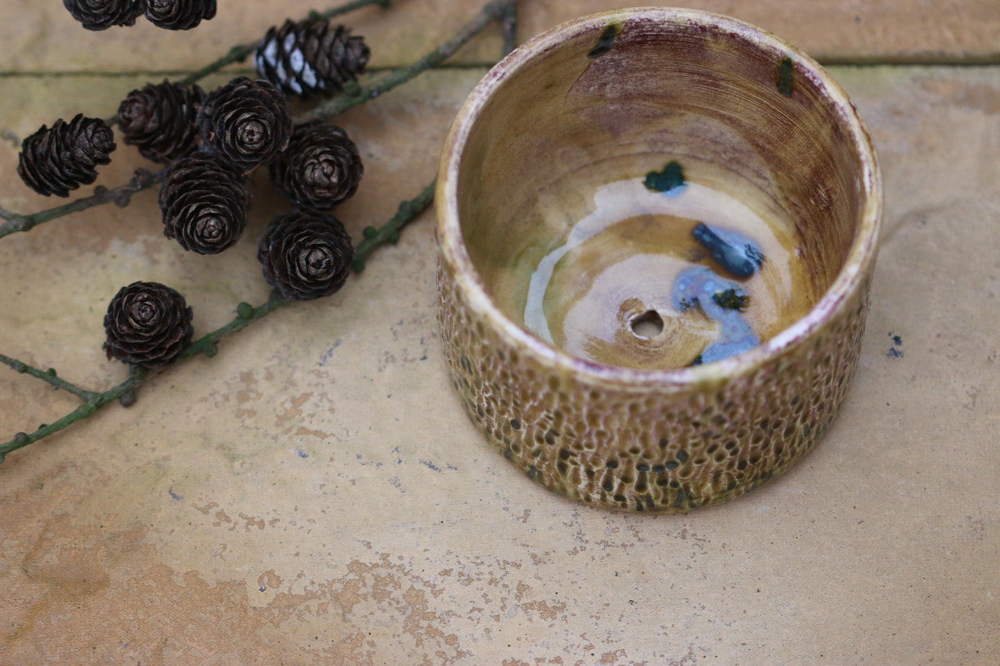 ceramic plant pot,Textured Glazed