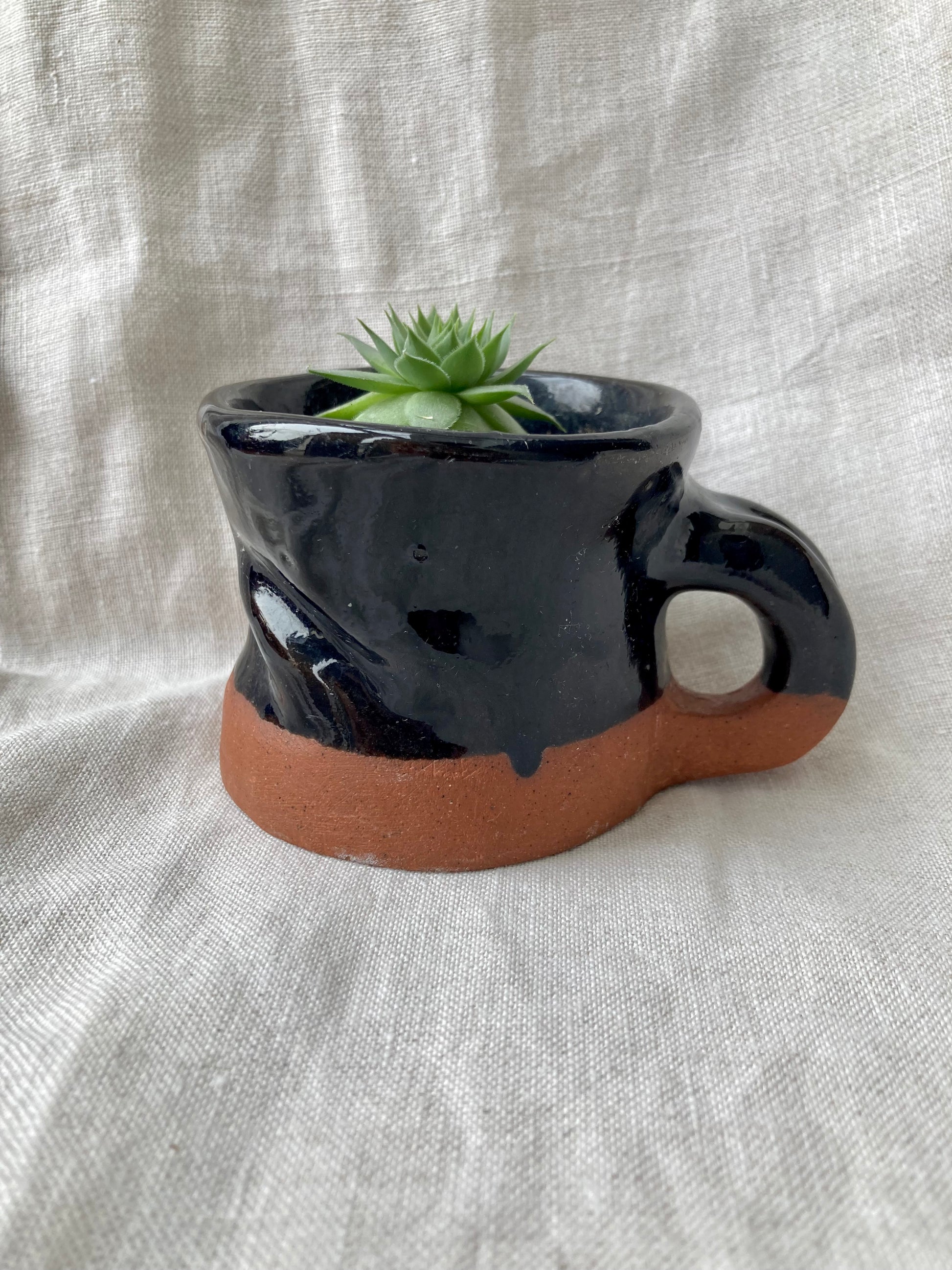 Small ceramic plant holder