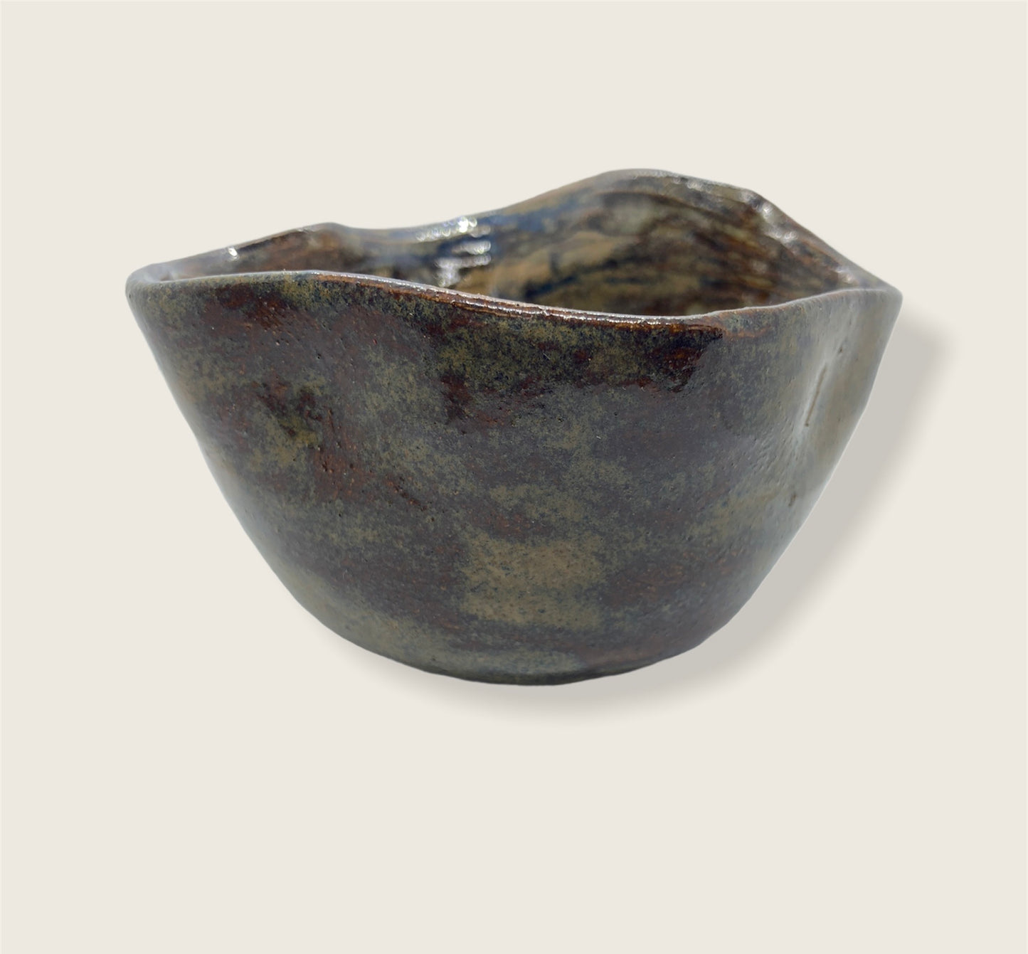 Rustic Deformed CeramicBowl