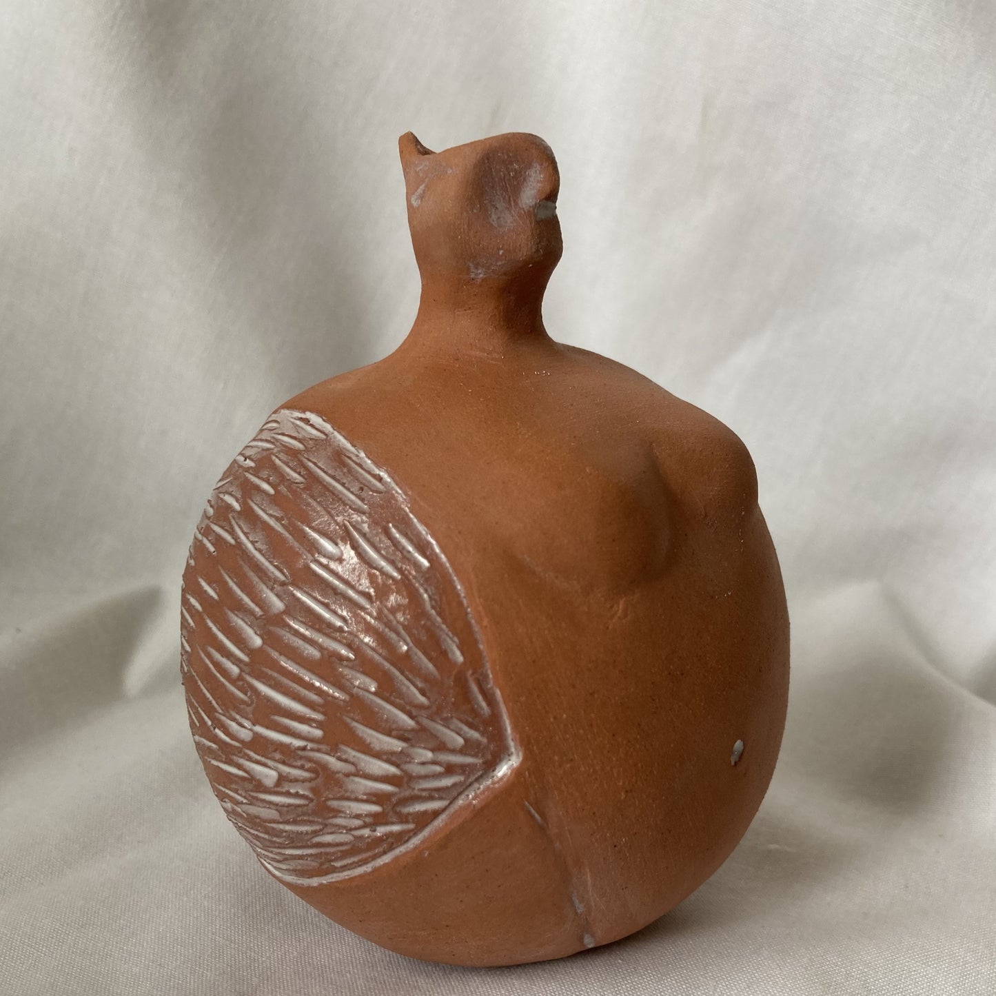 Handmade sculpture terracotta clay