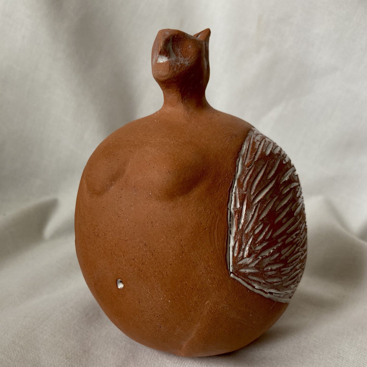 Handmade sculpture terracotta clay