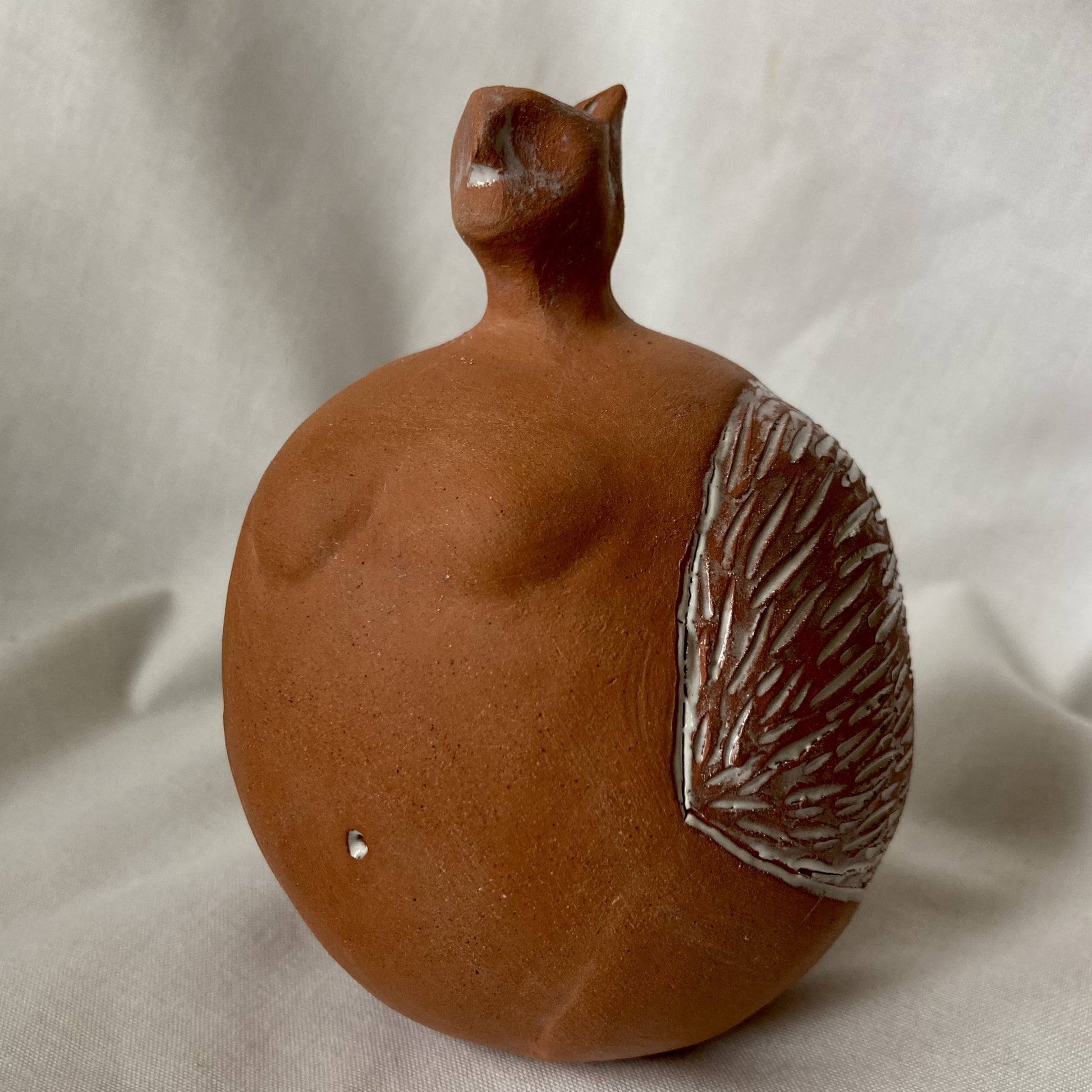 Handmade sculpture terracotta clay