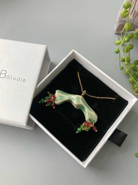 Unique handmade ceramic jewelry