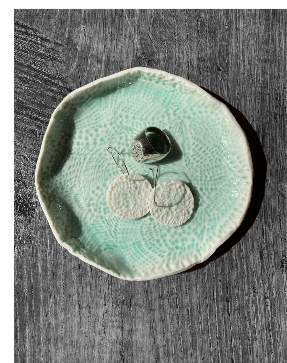 Ocean Inspiration Porcelain Ring Dish
