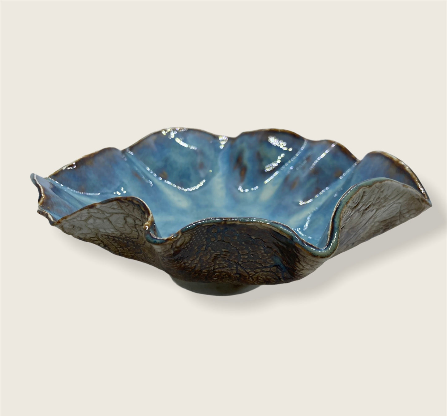 Blue Porcelain Handmade Ceramic