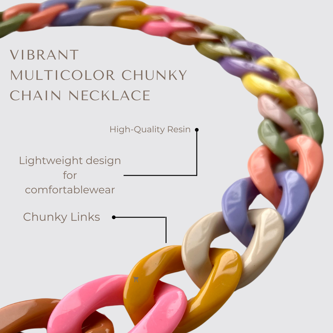 Pastel Colours - Acrylic Necklace