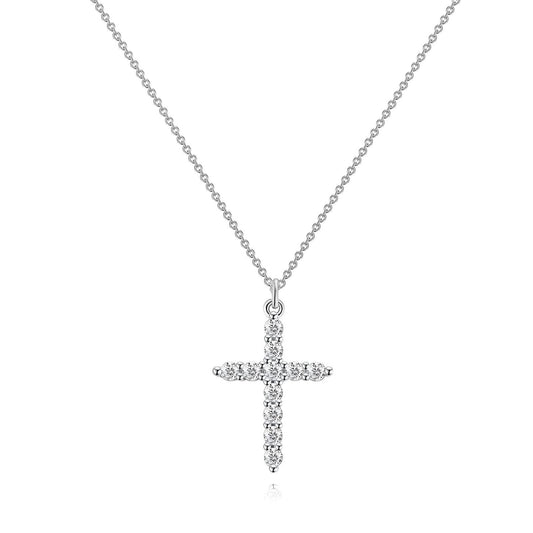Sparkling Cross Pendant Necklace | SHBS Studio Gift | Waterproof Jewellery for Her