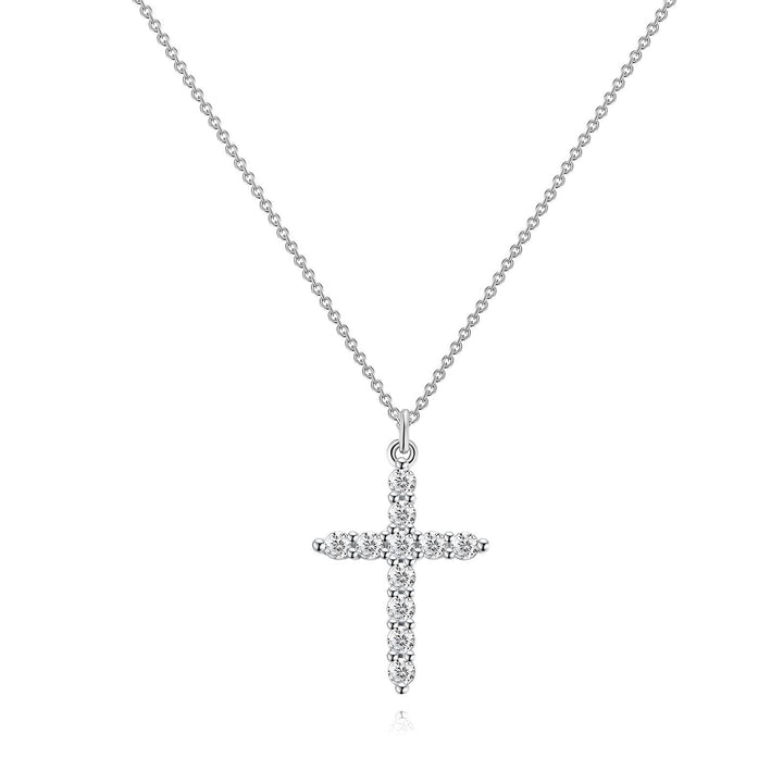 Sparkling Cross Pendant Necklace