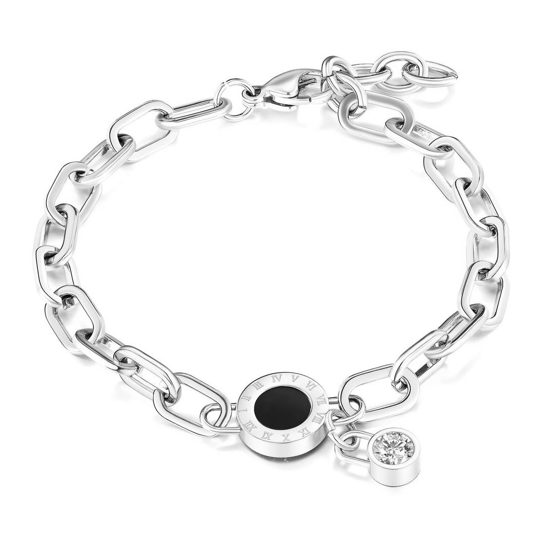 Elegant Silver Chain Bracelet