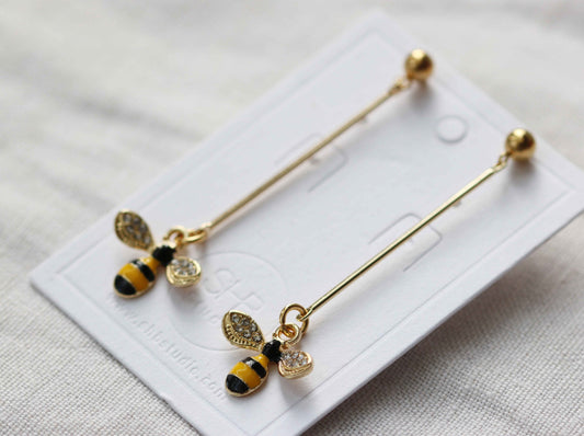 Bee Long  Earrings