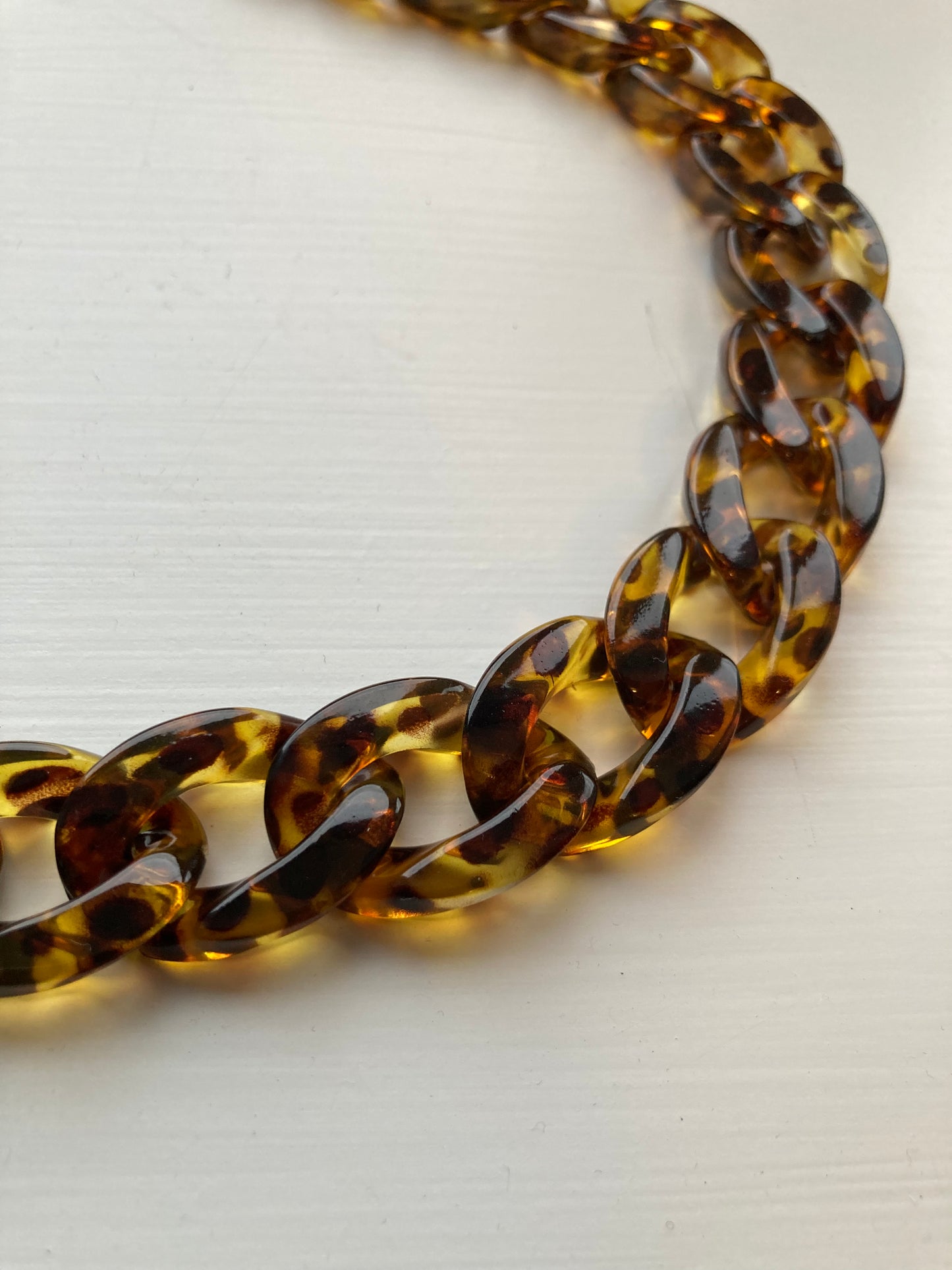 Leopard Acrylic Necklace