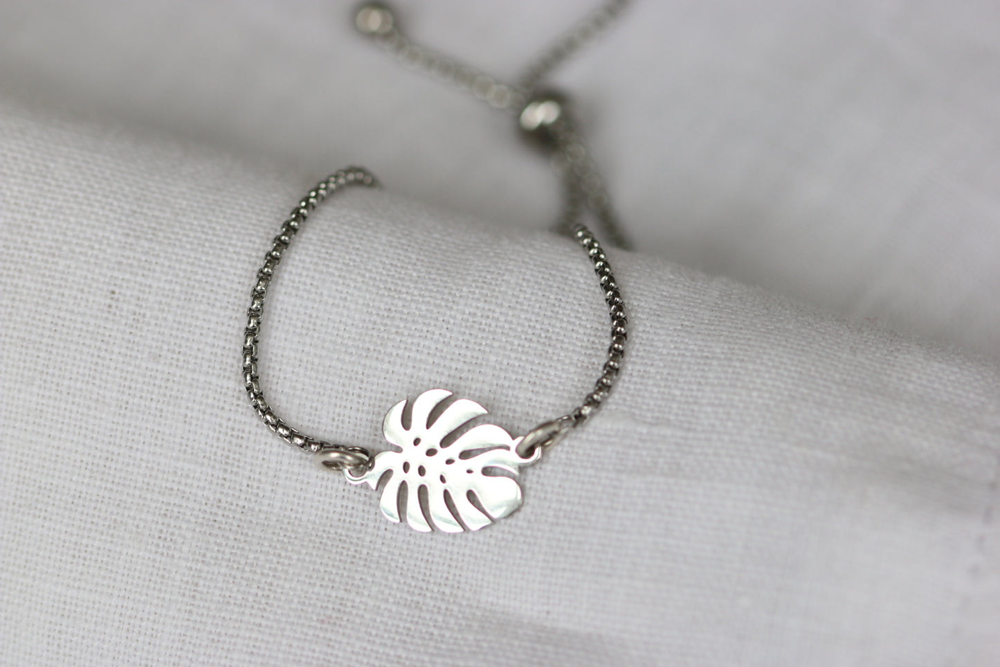 Adjustable Leaf Bracelet