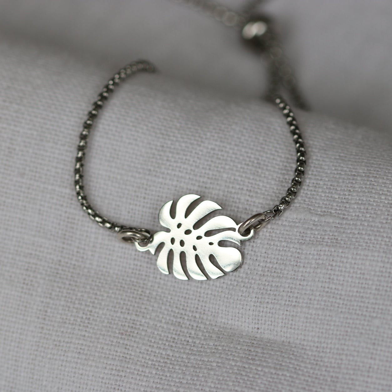 Adjustable Leaf Bracelet