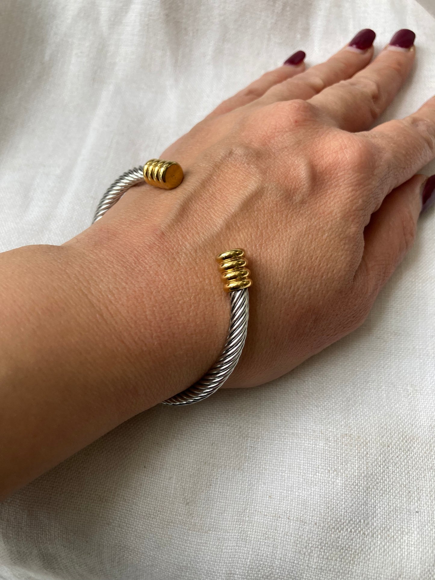 Open Cuff Bracelet - Bangle Bracelet