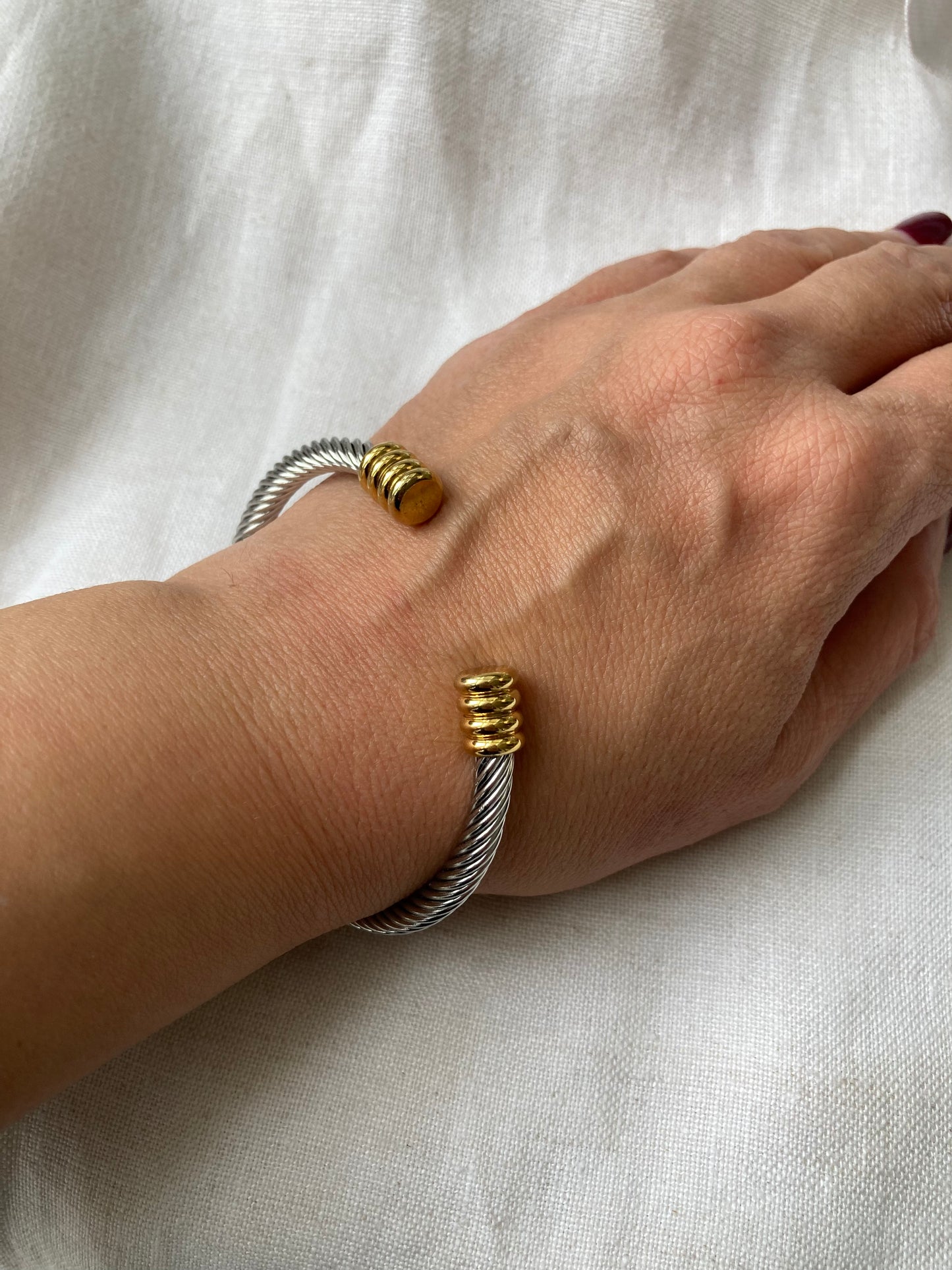 Open Cuff Bracelet - Bangle Bracelet