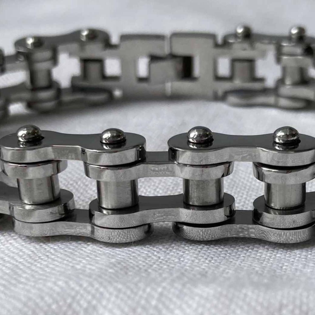 Men’s Motorcycle Chain Bracelet – Tarnish-Resistant Stainless Steel | SHB Studio