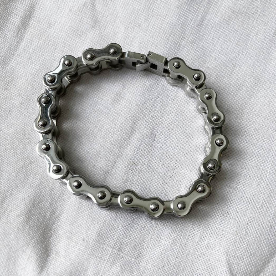 Men’s Motorcycle Chain Bracelet – Tarnish-Resistant Stainless Steel | SHB Studio
