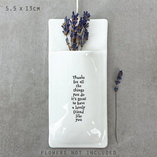 Thanks lovely friend vase-1