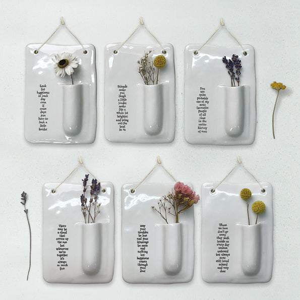6 Wall vase Those we love don&