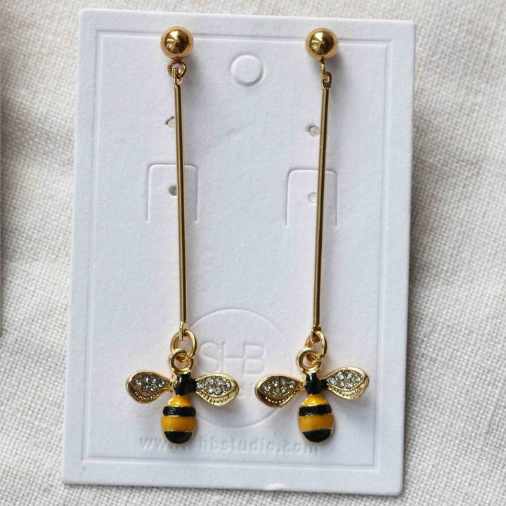 Bee Long  Earrings 1