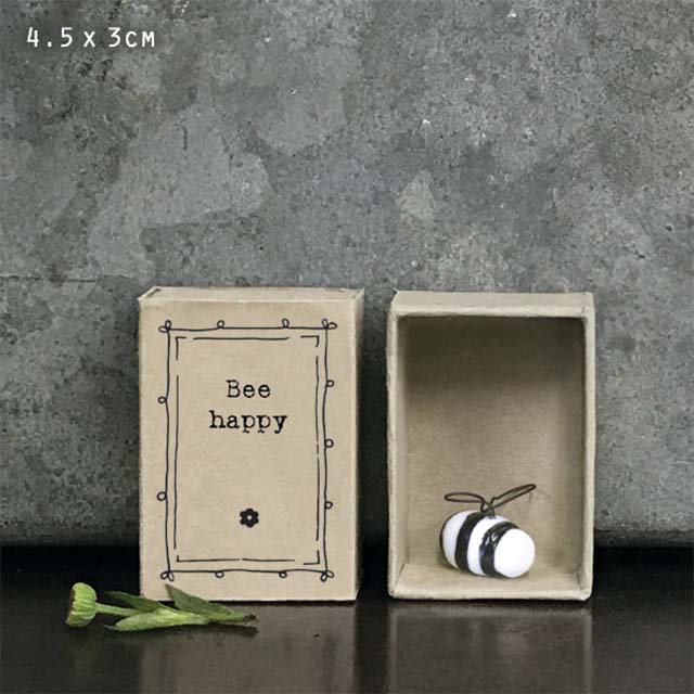 bee inside match box