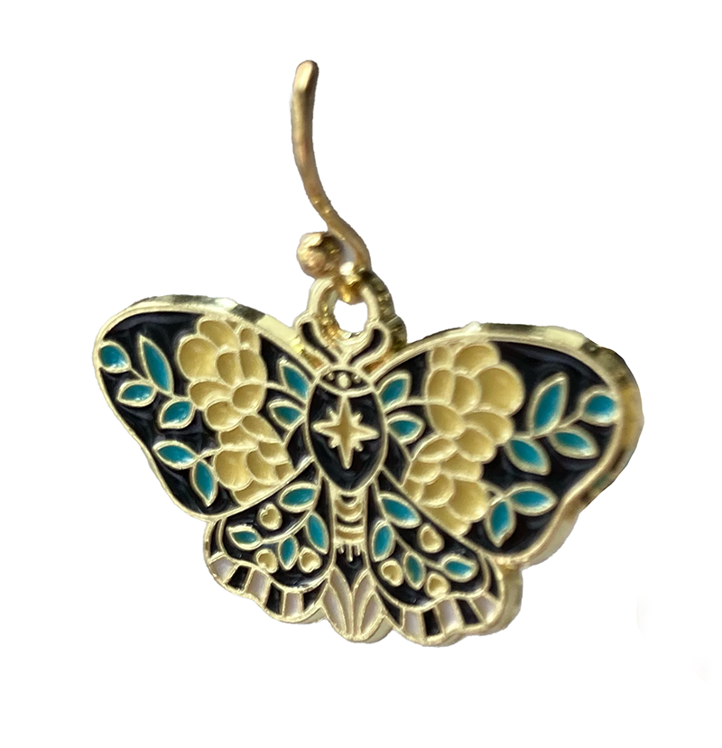 Butterfly Hook Earrings-E26