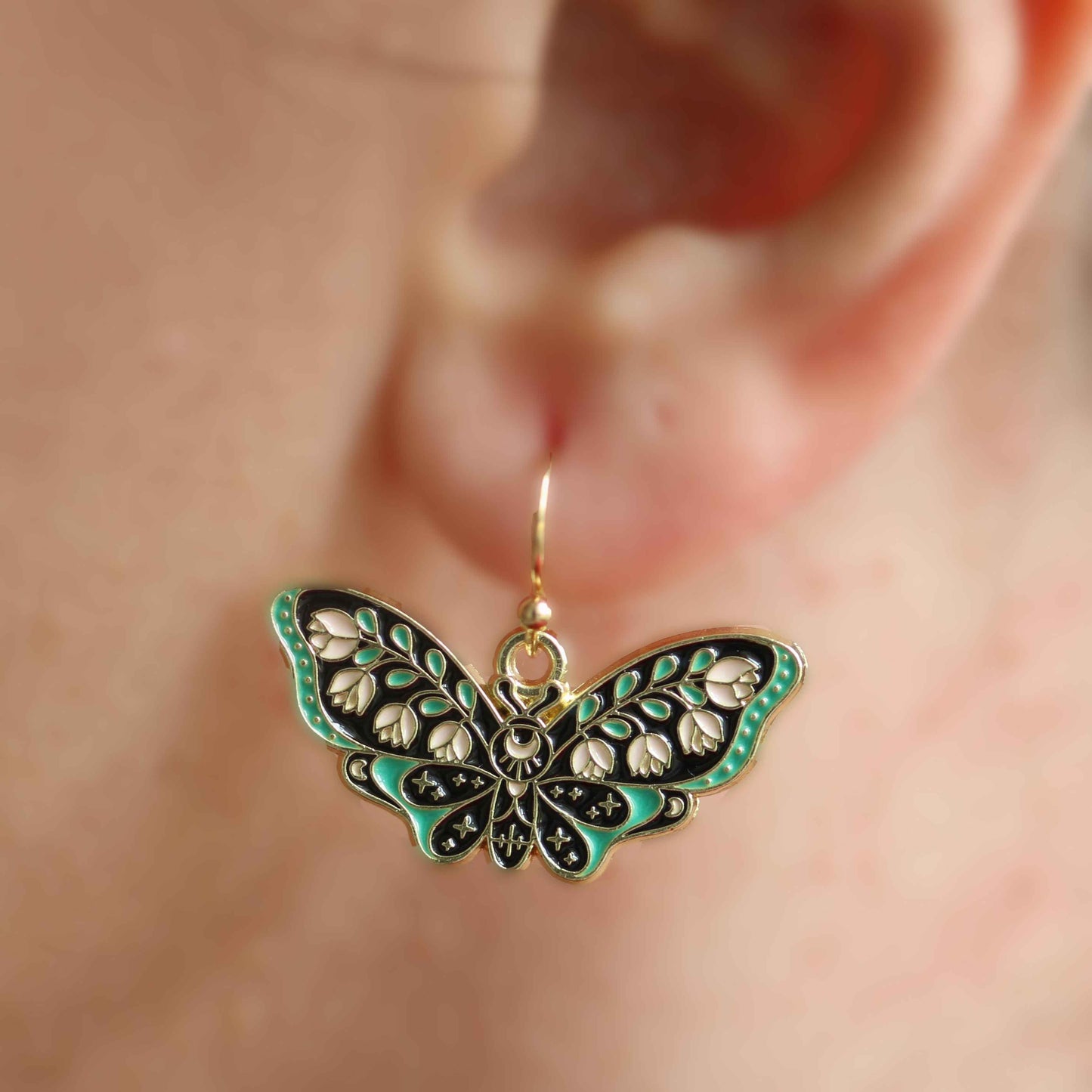 Butterfly Hook Earrings-E23