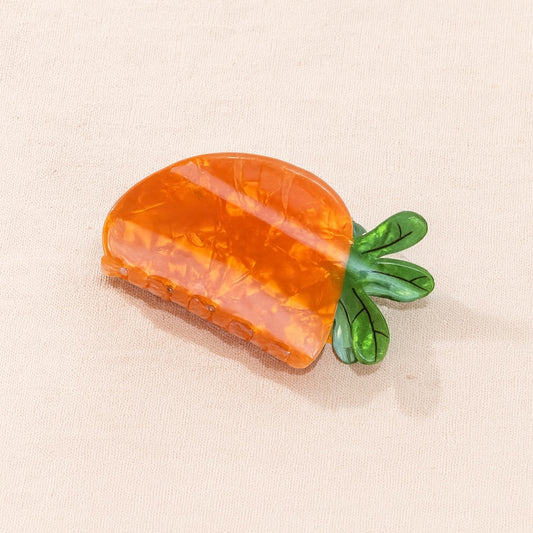Carrot Hair Clip – Cute & Fun Fruit-Inspired Accessory Claw Clip for Women | SHB Studio