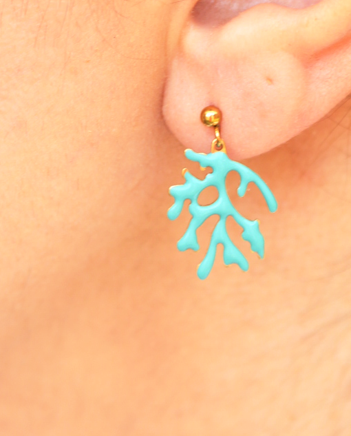 Tiny  Blue Earrings