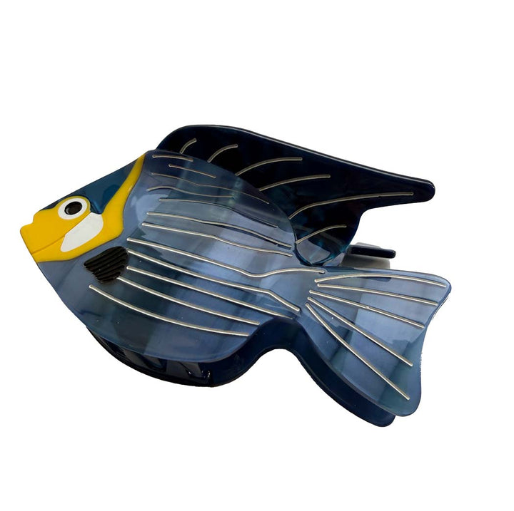 Fish Hair Claw Clip – Ocean Blue Acetate Hair Accessory | SHB Studio