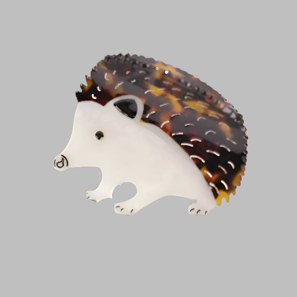 Hedgehog Hair Clip – Cute Animal Claw Clip for Women 1